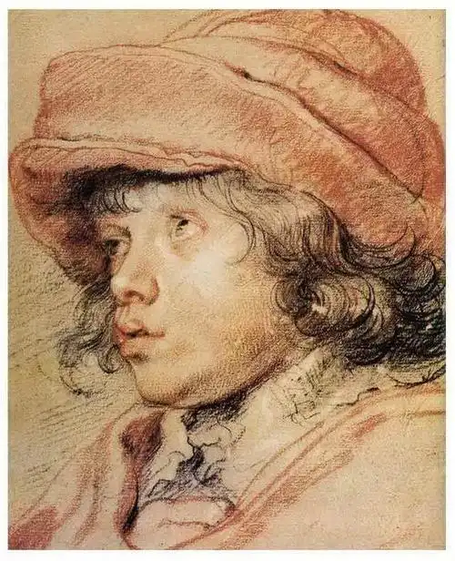 大师作品欣赏-100来张鲁本斯素描作品献给美术生