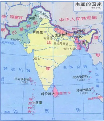 印度的邻国有哪些