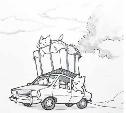 游戏吃鸡的房子的简笔画