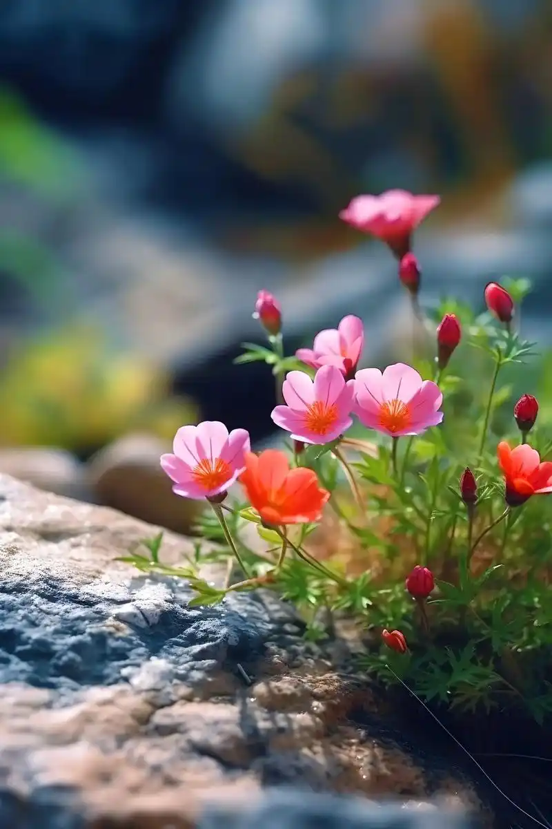 这么好看的野花,当然要分享给你了#阳春三月春暖花开 #最美村 - 抖音