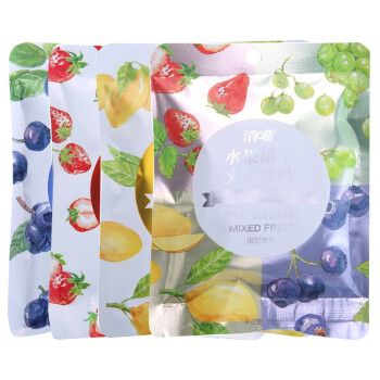 清嘴水果罐子夹心软糖袋装 葡萄白桃芒果草莓蓝莓青提水果汁糖果喜糖