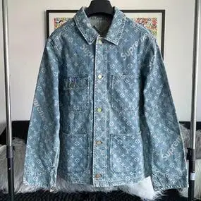 lv蓝色牛仔外套