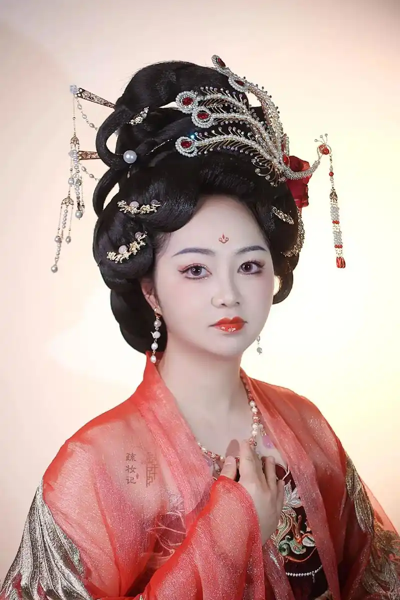 大唐贵妃造型.#创作灵感 #国风合伙人 #唐风发型 #东方美 - 抖音