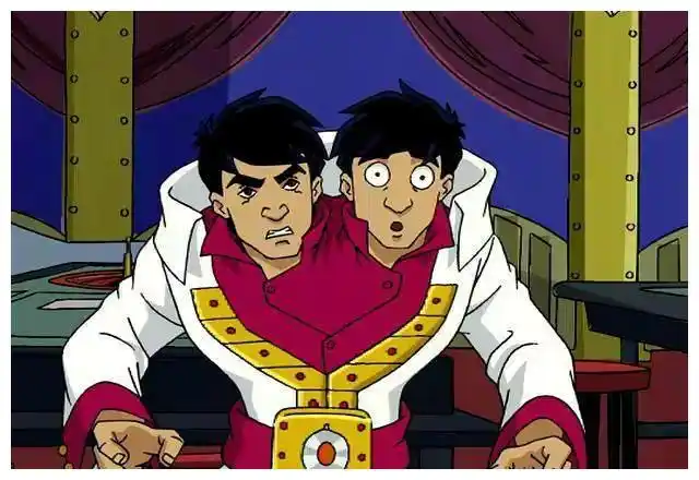 成龙历险记最有趣的四个造型最后一个是双头成龙