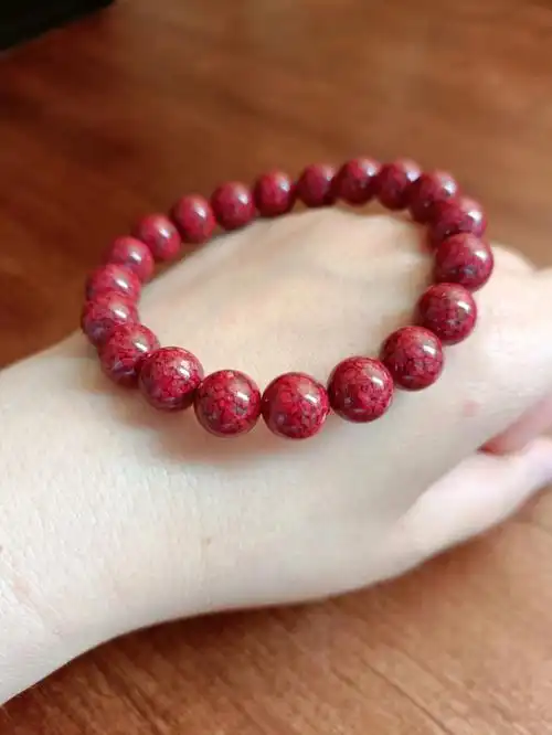 晶体砂朱砂手串