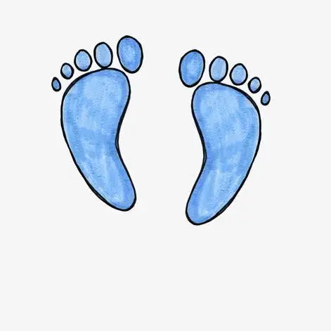手绘/卡通 卡通元素 > 小脚丫 收藏 [声明] 觅元素所有素材为用户免费