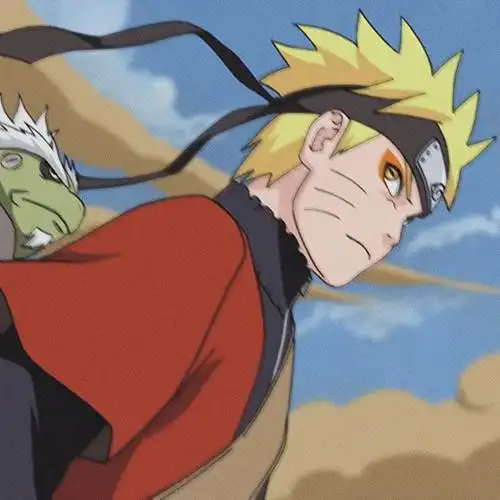 动漫头像:火影忍者仙人模式鸣人头像,我也背负了很多_浩特手游网