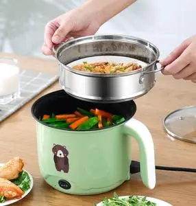 迷你锅多功能家用学生宿舍寝室神器煮面小锅小型小电锅电煮锅1人2
