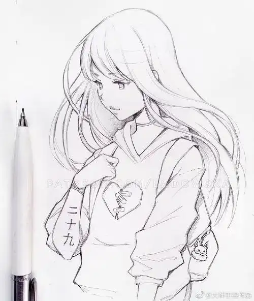 手绘##线稿##动漫