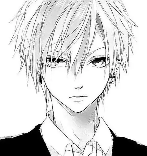 男神1动漫 简笔画 卡通 漫画 手绘 头像 线稿 224224动漫男神形象简笔