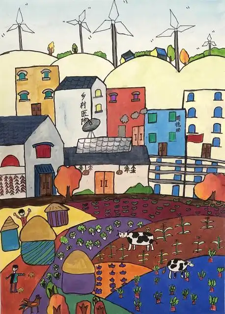 彩云杯中小学生绘画比赛小学组二等奖获奖作品展示3