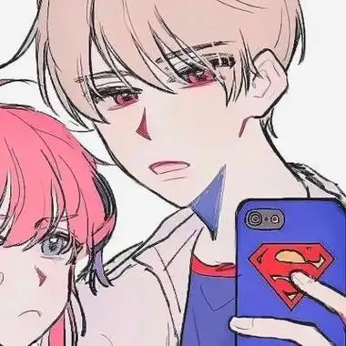 冷酷黑暗系情侣头像动漫头像