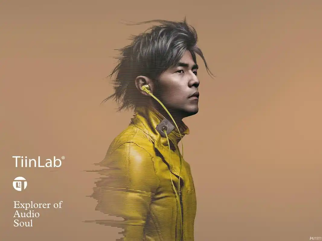 周杰伦代言《tiinlab》耳机写真大片