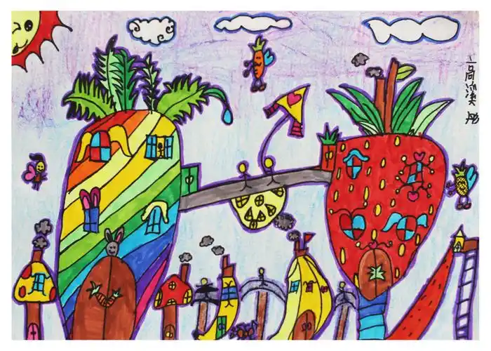 童心培训学校参加河北省绘画大赛获奖作品选——特等奖,一等奖