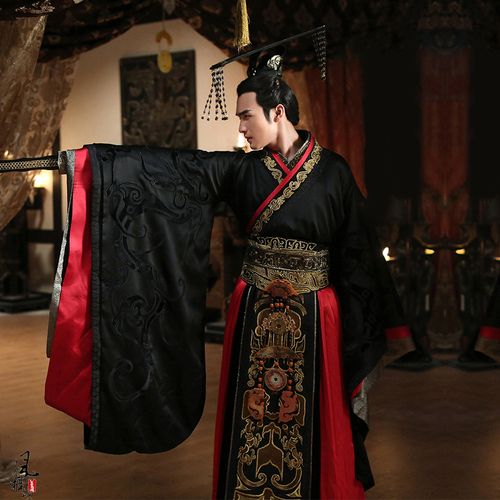 秦时男士服大皇上皇帝秦汉古装同款丽人嬴政民族服装
