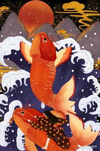 5分钟做了一张新国潮风插画甲方看完瞬间过稿1115期