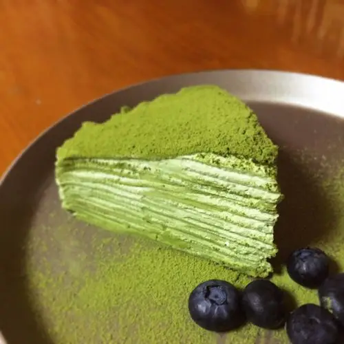 我怎么那么漂亮啊做的美味的煎蛋糕—抹茶千层蛋糕