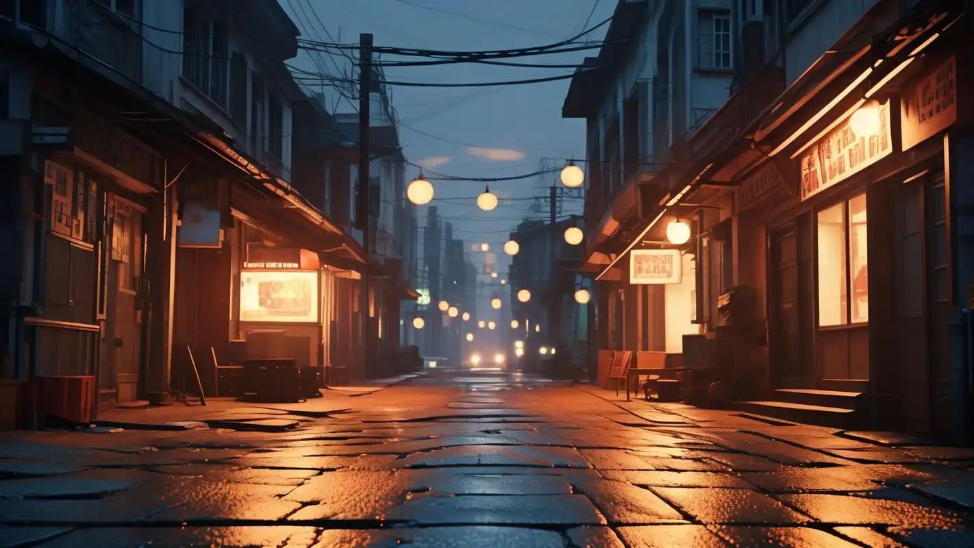 七八十年代复古街道壁纸🌆 📱分享一组七八十年代复古街道壁纸