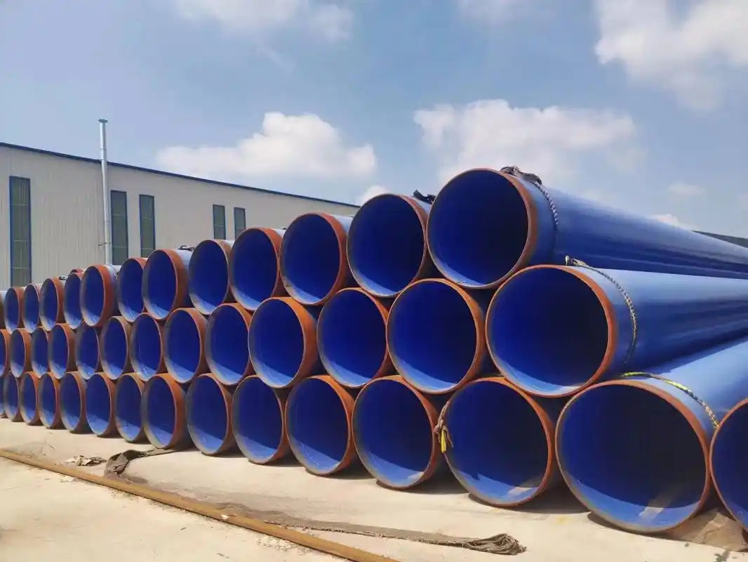 大口径内外涂塑复合钢管.