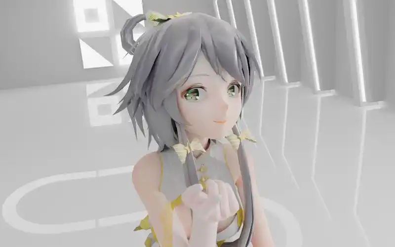 青鸾式旗袍洛天依 - 极乐净土