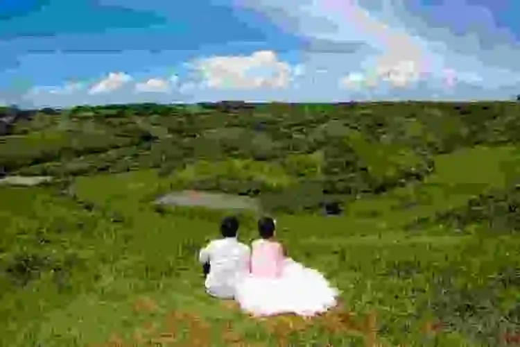 4组逆光婚纱照拍摄样片欣赏最美逆光背影婚纱照2016图片大全