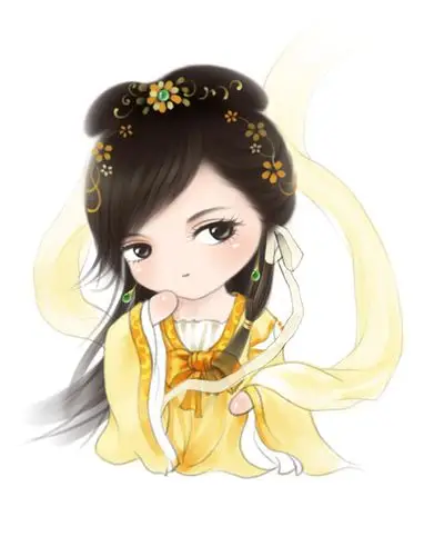 一些古装q版手绘图