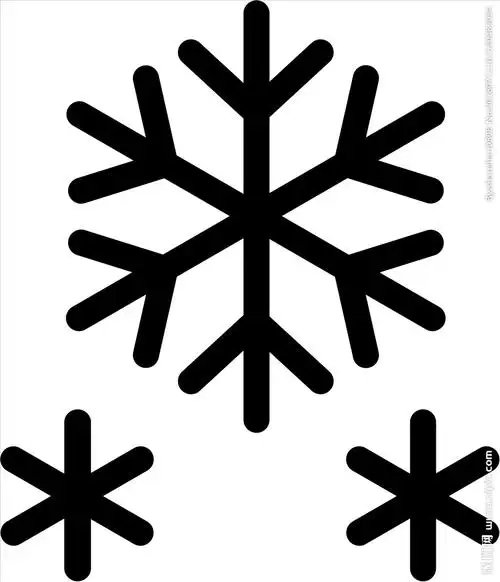雪花图标图片