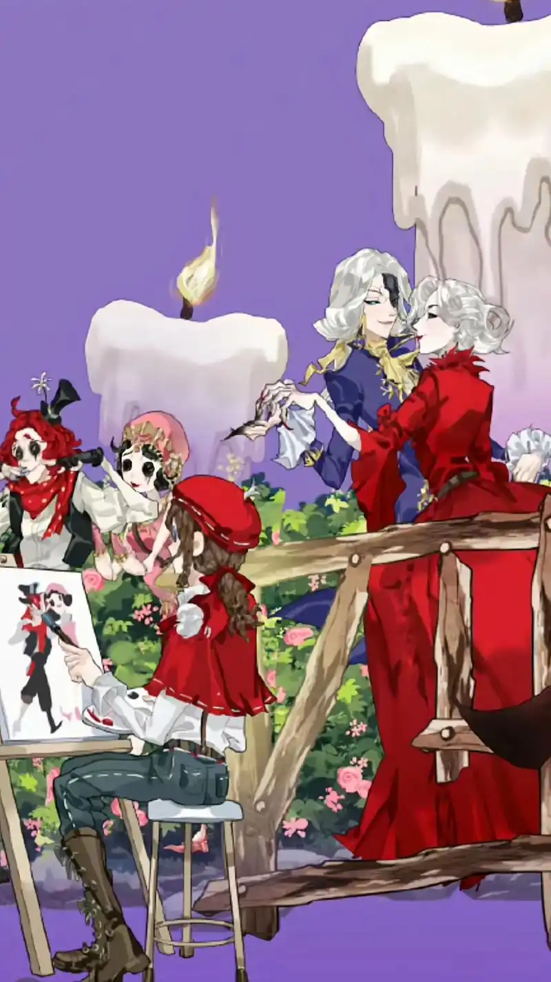 我的爱 从来不跟差点意思的人周旋 官博图 #第五人格#同人图 - 抖音