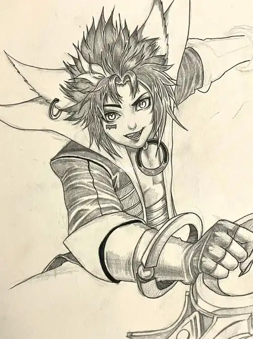 绘画  #手绘  #王者荣耀  #百里玄策