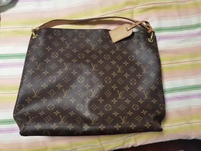 lv路易威登graceful经典款老花中号出