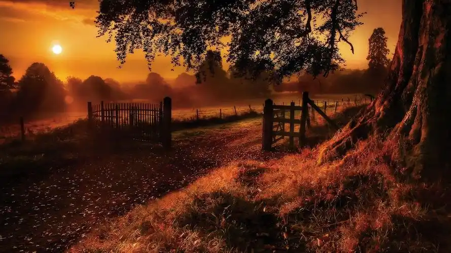 欧美日落唯美风景高清电脑桌面壁纸