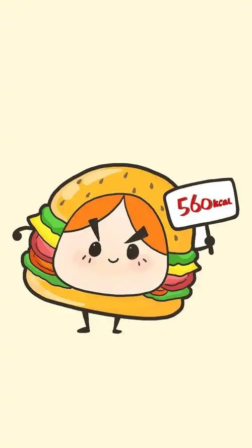 手绘卡通美食可爱高清手机壁纸