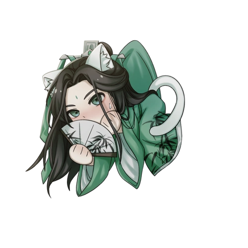 沈清秋_人渣反派自救系统沈清秋古风q版绘画作品