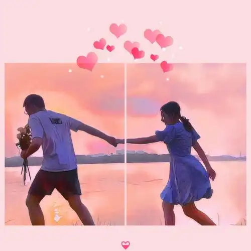 情侣头像之牵手系列