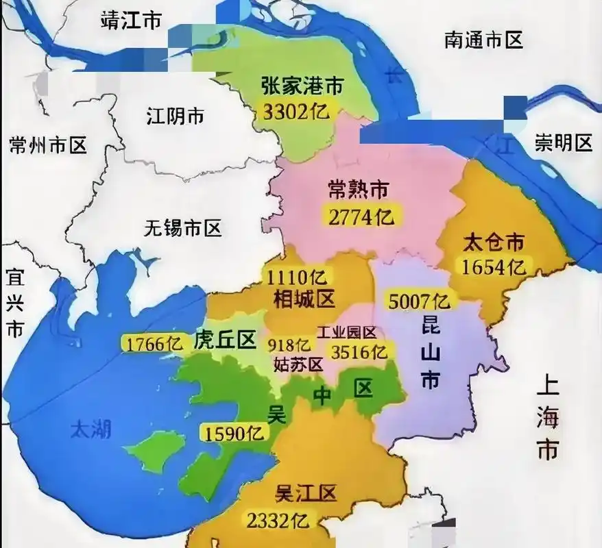 2022年苏州各区gdp一览[微笑][赞][赞] 姑苏区垫底不应该啊[捂脸]