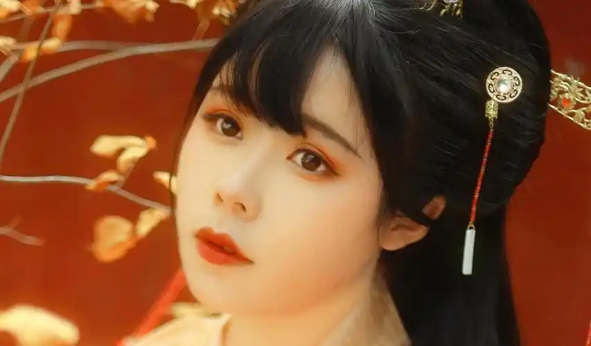 抖音上比较火的古装女子照片电脑桌面壁纸