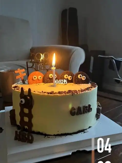 海盐奥利奥生日蛋糕完美结束4月