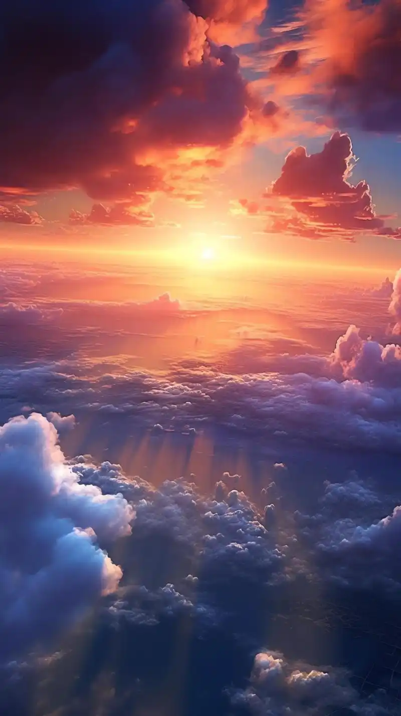 治愈系风景 #云层上的风景 #美出高级感 #风景 #手机壁纸 - 兑趑