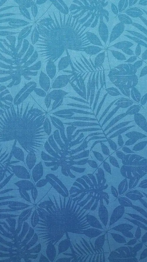 蓝色叶子图案,锁屏图片,高清手机壁纸,另类-回车桌面