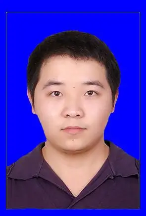 恳请高人为我改下证件照的背景颜色(要蓝色)