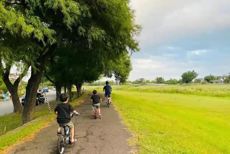 林志颖发博给妈妈庆生,晒kimi和两个弟弟骑车背影,都越长越壮实了