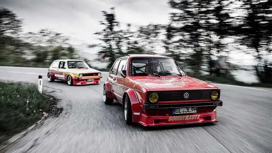 复古大众高尔夫改装车