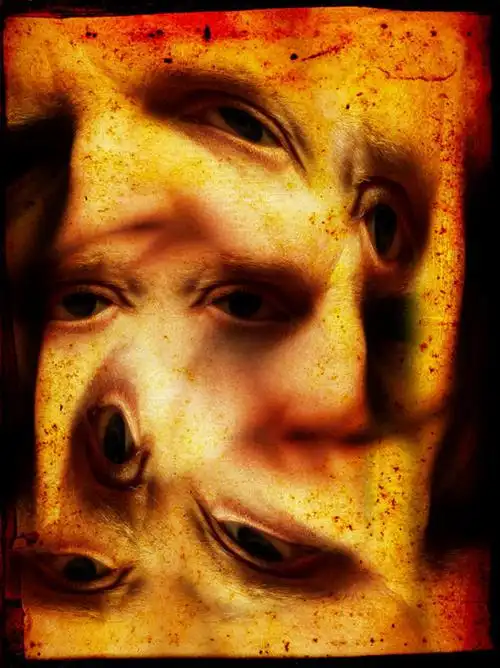 眼睛,眉毛,睫毛,无人,竖图,室内,特写,白天,正面,瞳孔,灰色背景,节日