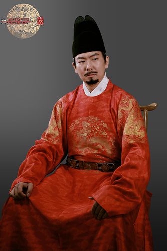 织金四团龙纹衮明朝皇帝藩王服汉龙袍定制汉服定制