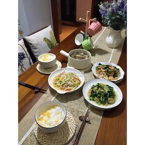 梅之小榭做的晚饭