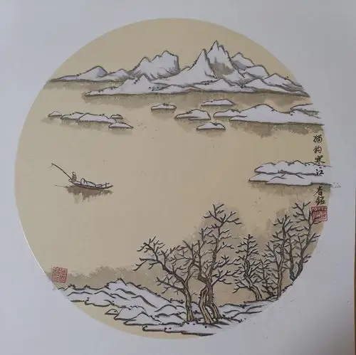 圆形卡纸绘画汇总(各位老师)