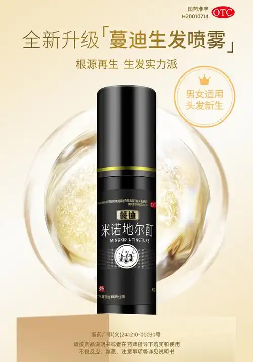 国药otc,临床炎症有效:30ml 蔓迪 米诺地尔酊 防脱生发喷剂 59元包邮
