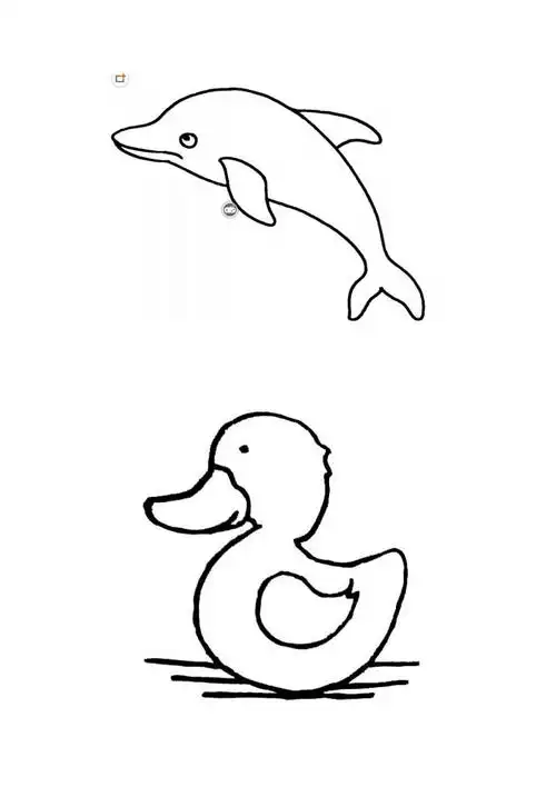 医学专题:儿童涂色简笔画动物篇-a4打印-15个_第3页