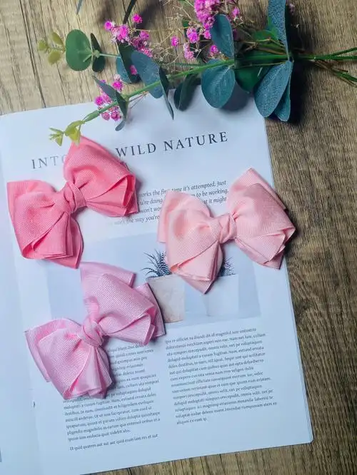 diy手工蝴蝶结发夹蝴蝶结发饰