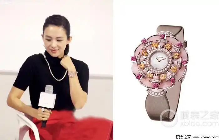 章子怡佩戴宝格丽高级珠宝腕表系列腕表